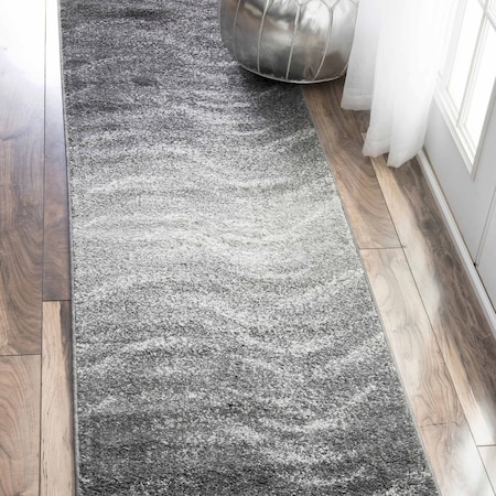 Nuloom Julene Abstract Waves Area Rug 2ft 6in x 12ft BDSM05A-26012